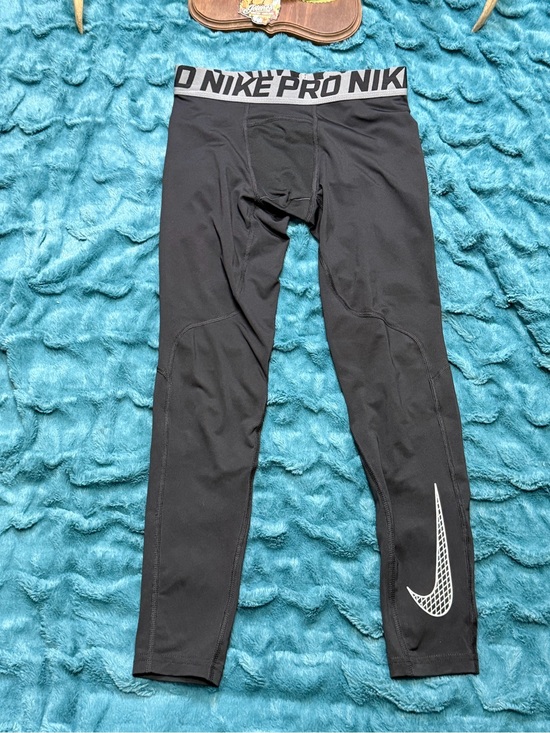 Nike Other - Nike Pro Boys Youth M Black Compression Tights Leggings Baseball Training